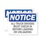 Signmission Truck Drivers Check In OSHA Notice Sign, Vinyl Decal, 5in W x 3.5in L, 2PK OS-2PACK-NS-D-35-L-16758 - alternate 1